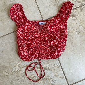 Floral crop top
